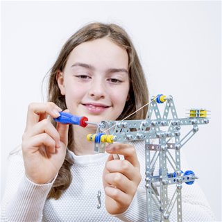 Constructie set - bouwkraan/windmolen - 270 onderdelen